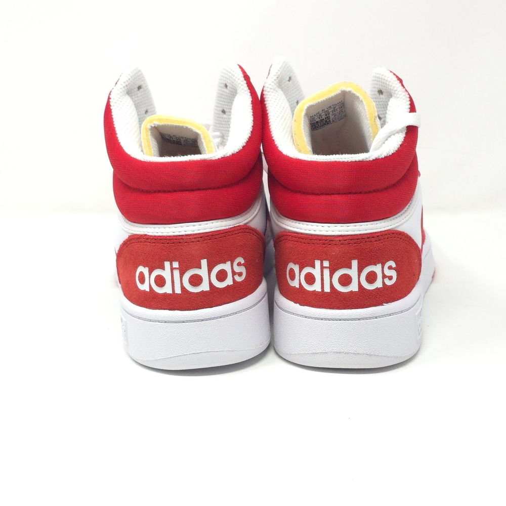 adidas Men’s Hoops 3.0 Mid Basketball Shoes Red - Picture 4 of 11